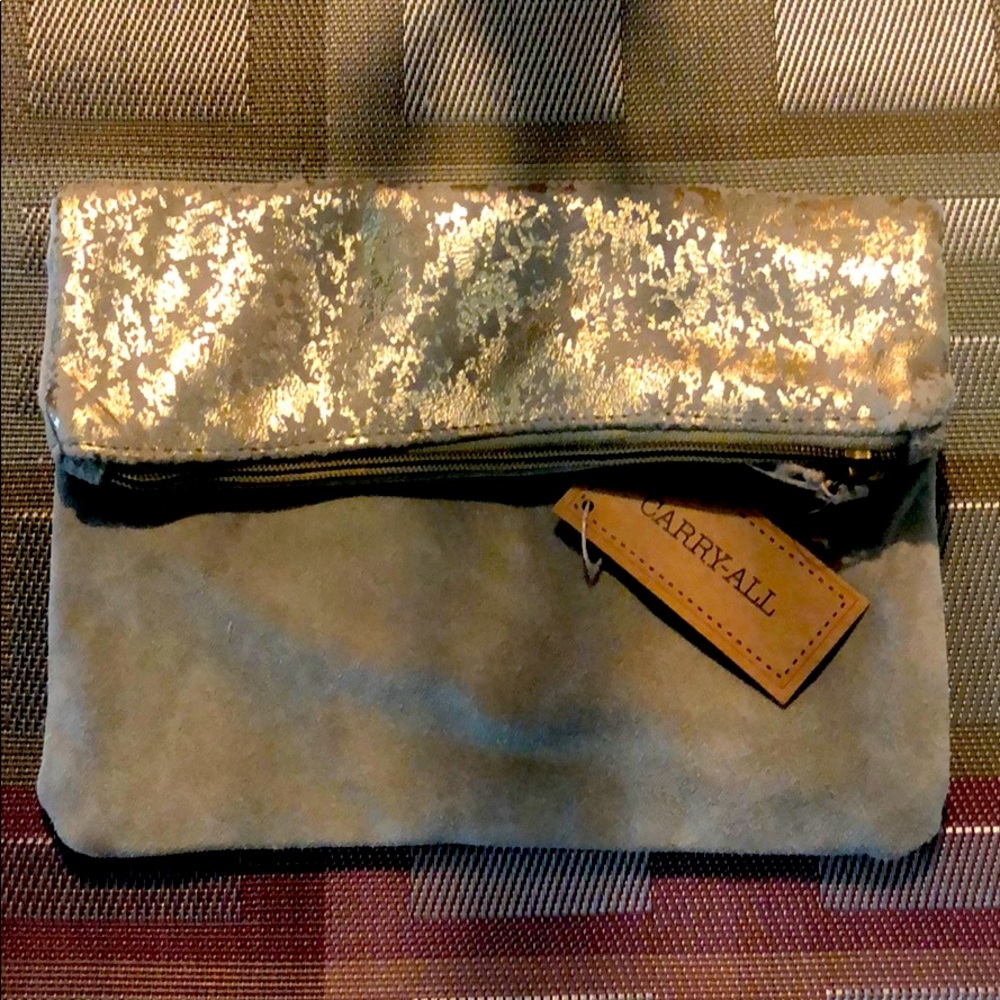 Leather clutch
